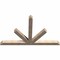Ekena Millwork Saratoga Smooth Timber Gable Bracket, Douglas Fir, 96"W x 60"H x 5 1/2"D x 5 1/2"F, 15/12 Pitch GBW096X60X0606SAR00SDF - alternate 2